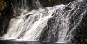 Eas Fors - a waterfall on the Isle of Mull